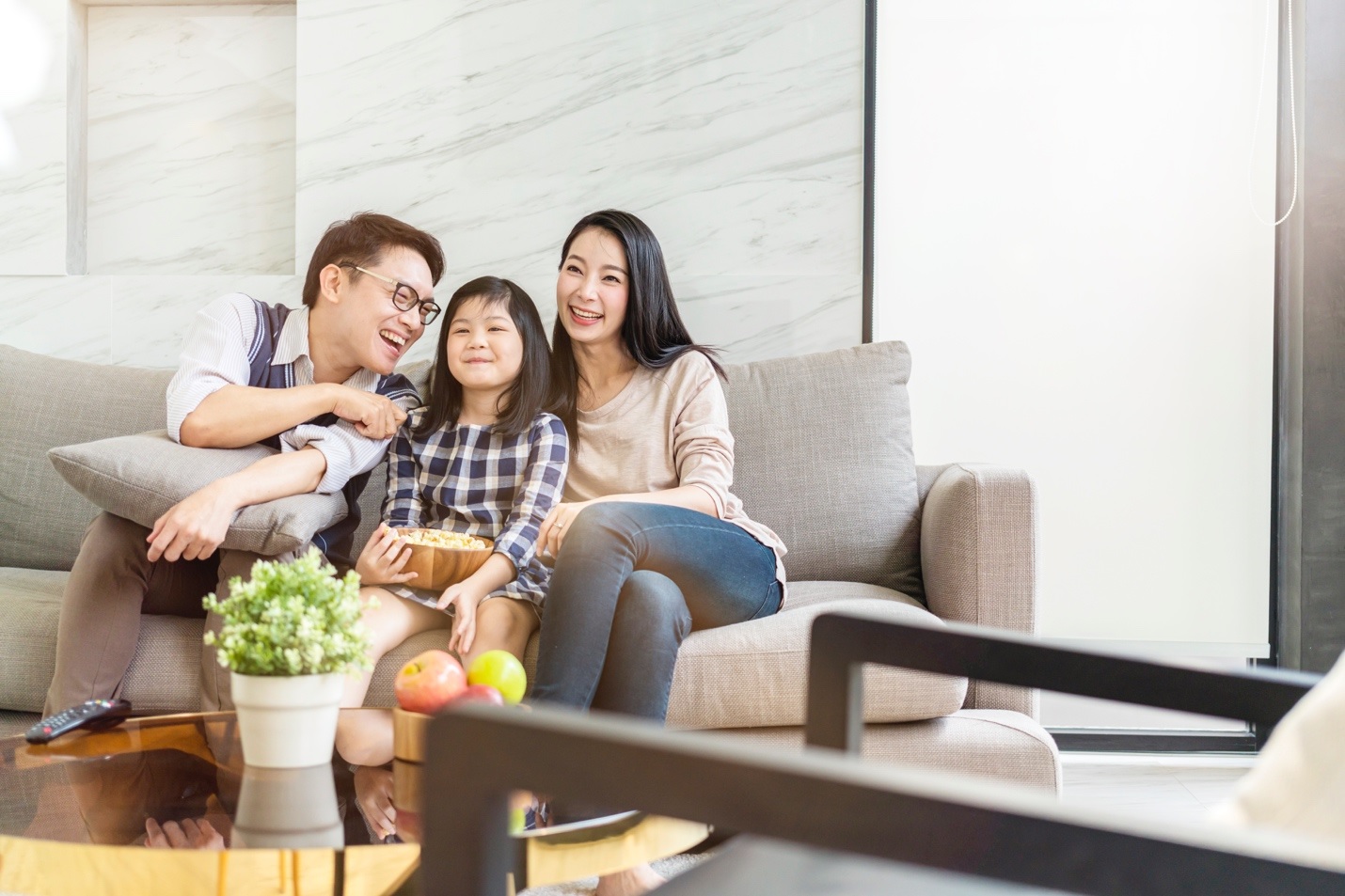 family,sitting,sofa